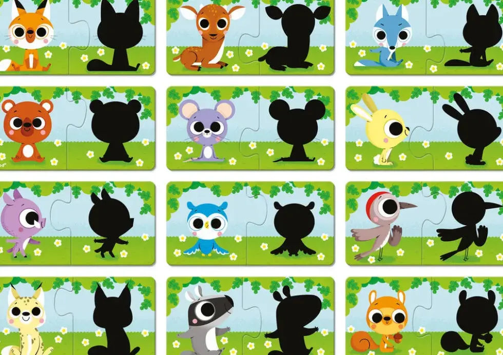PUZZLES ANIMAUX ET OMBRE