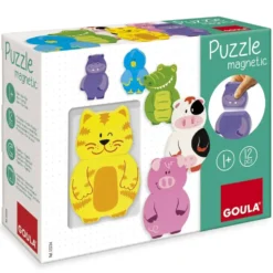PUZZLES BOIS MAGNETIQUES INTERCHANGEABLES 12 PIECES