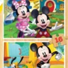 2 PUZZLES DE 16 PIECES - BOIS - MICKEY ET MINNIE