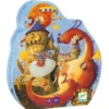 PUZZLE SILHOUETTE 54 PIECES VAILLANT ET LES DRAGONS