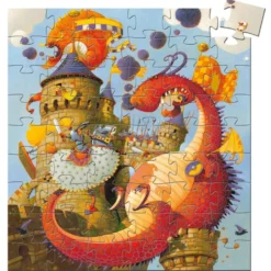 PUZZLE SILHOUETTE 54 PIECES VAILLANT ET LES DRAGONS