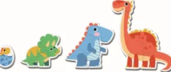 PUZZLE SUPER COLOR - MON PREMIER PUZZLE- DINOSAURES