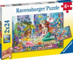 PUZZLES 2X24 PIECES – LES SIRENES ENVOUTANTES