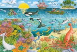 PUZZLES 2X24 PIECES – PIRATES ET SIRENES
