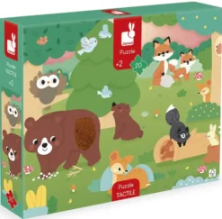 PUZZLE TACTILE FORET