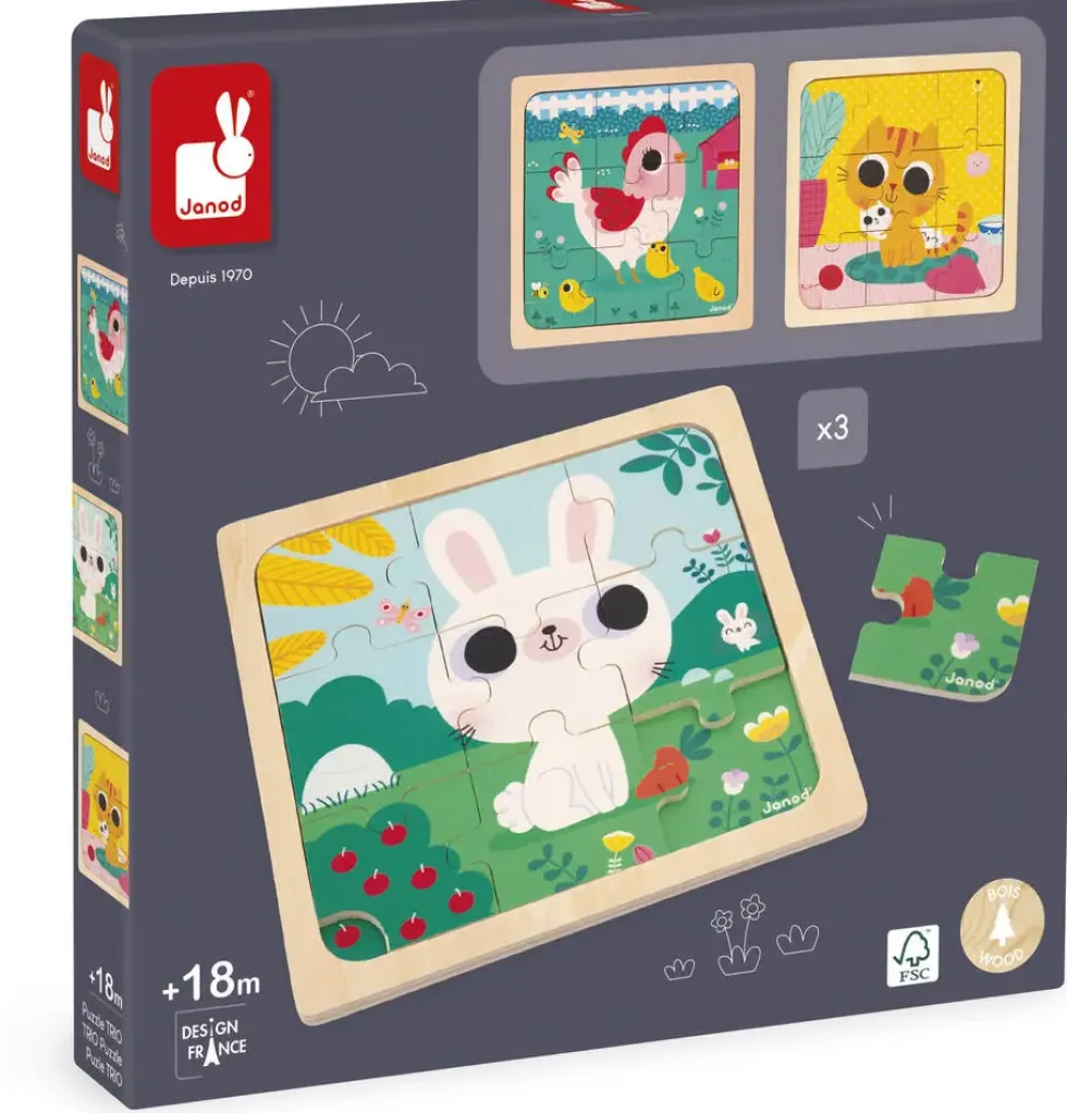 PUZZLE TRIO 9 PIECES