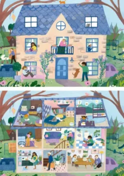 PUZZLE 2X100 PIECES CASA INSIDE/OUTSIDE