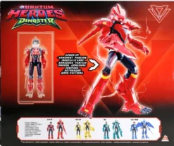 QUANTUM HEROES DINOSTER - FIGURINE ARTICULEE ET ARMURE 22 CM