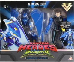 QUANTUM HEROES DINOSTER - FIGURINE ARTICULEE ET ARMURE 22 CM