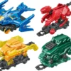 QUANTUM HEROES DISNOSTER - PACK DE 4 DINOROLL AUTOFLIP 720