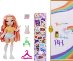 RAINBOW HIGH - COFFRET POUPEE ET CASIER PINKLY PAIGE