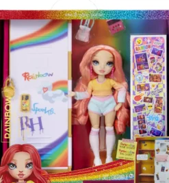 RAINBOW HIGH - COFFRET POUPEE ET CASIER PINKLY PAIGE