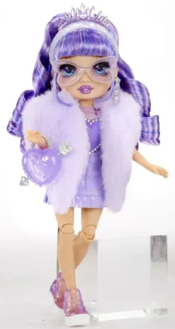RAINBOW HIGH CRISTAL POUPEE MANNEQUIN 27 CM - VIOLET