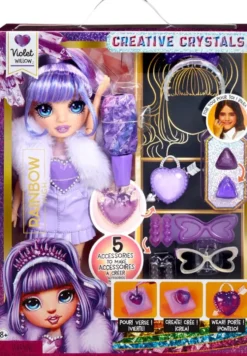 RAINBOW HIGH CRISTAL POUPEE MANNEQUIN 27 CM - VIOLET