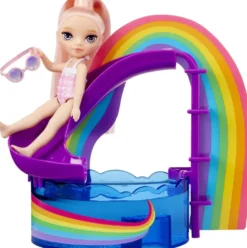RAINBOW HIGH LITTLE JOURNEE PISCINE AVEC BLUSH