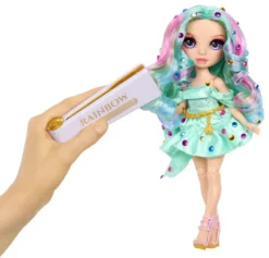 RAINBOW HIGH POUPEE MANNEQUIN BE DAZZLING 27 CM- CELINE TURQUOISE