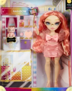 RAINBOW HIGH -POUPEE PINKY PAIGE CURVY