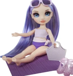 RAINBOW HIGH SWIM ET STYLE POUPEE MANNEQUIN 27CM - VIOLET