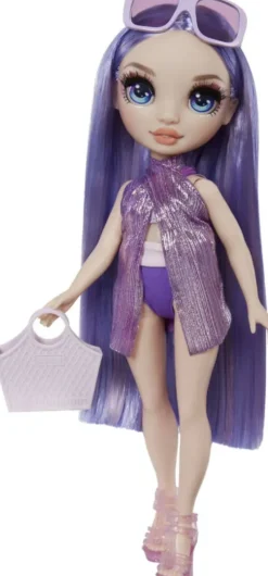 RAINBOW HIGH SWIM ET STYLE POUPEE MANNEQUIN 27CM - VIOLET