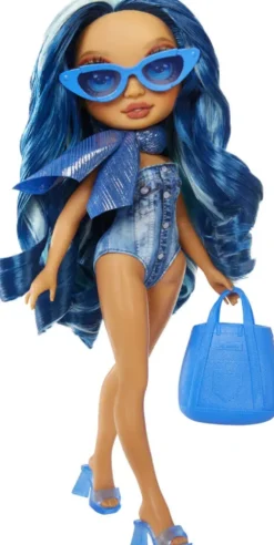 RAINBOW HIGH SWIM ET STYLE POUPEE MANNEQUIN 27 CM - SKYLER BLEU