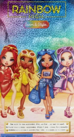 RAINBOW HIGH SWIM ET STYLE POUPEE MANNEQUIN 27 CM - SKYLER BLEU