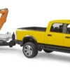 RAM POWER 2500 RENTAL SERVICE AVEC MINI PELLE ET REMORQUE