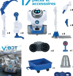 ROBOT - V-BOT EXPLORER MON ROBOT 5 EN 1