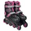 ROLLERS EN LIGNE AJUSTABLES TAILLE 36-39 ROSE