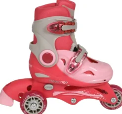 ROLLERS EVOLUTIFS 3 ROUES TAILLE 30-33 ROSE