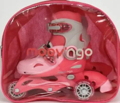ROLLERS EVOLUTIFS 3 ROUES TAILLE 30-33 ROSE