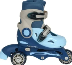 ROLLERS EVOLUTIFS 3 ROUES TAILLE30-33 BLEU