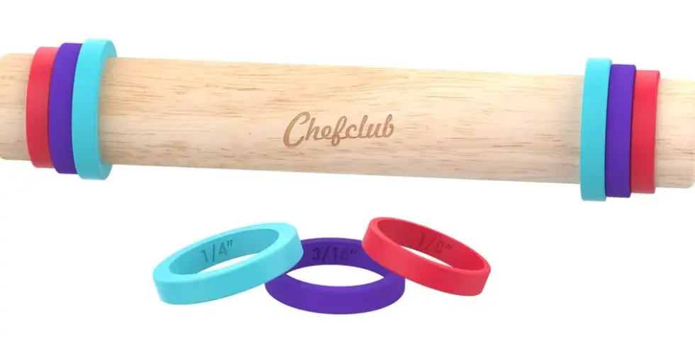 ROULEAU A PATISSERIE AVEC ANNEAUX AJUSTABLES CHEFCLUB KIDS