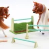 ROYAL BREEDS -COFFRET DEUX CHEVAUX MARRONS