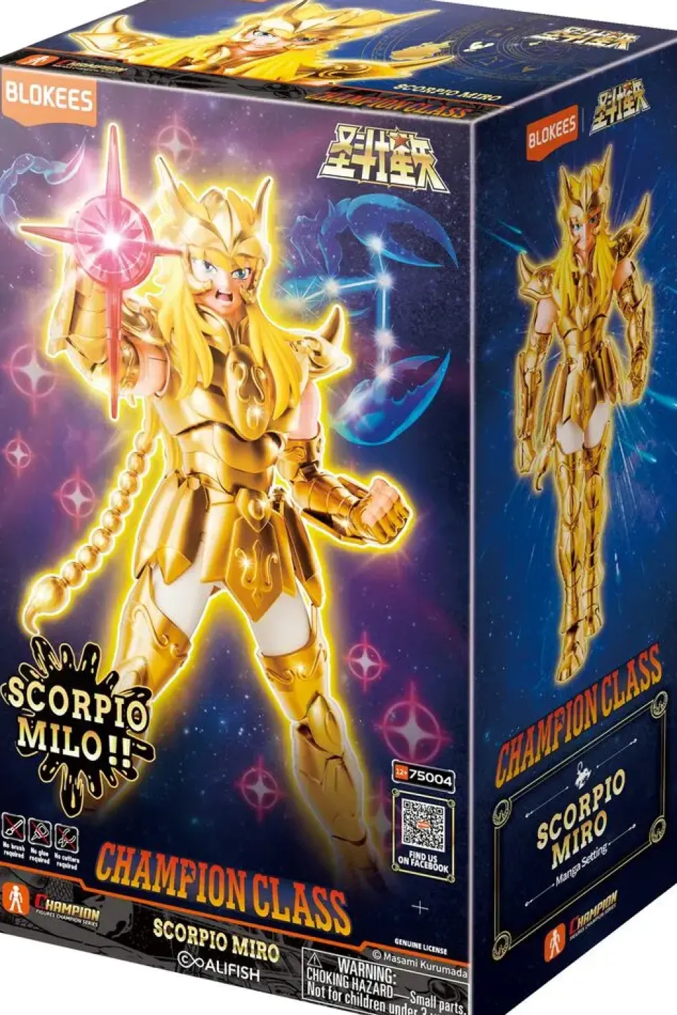 SAINT SEIYA - CHAMPION CLASS - SCORPIO MILO