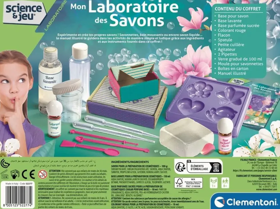 SCIENCE ET JEU - MON LABORATOIRE DES SAVONS