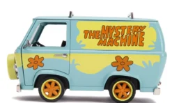 1/24 SCOOBY DOO MYSTERY MACHINE W - FIGURE BLUE HOLLYWOOD RIDES