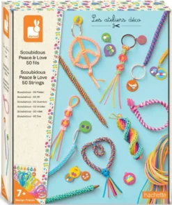 SCOUBIDOUS PEACE ET LOVE - 50 FILS