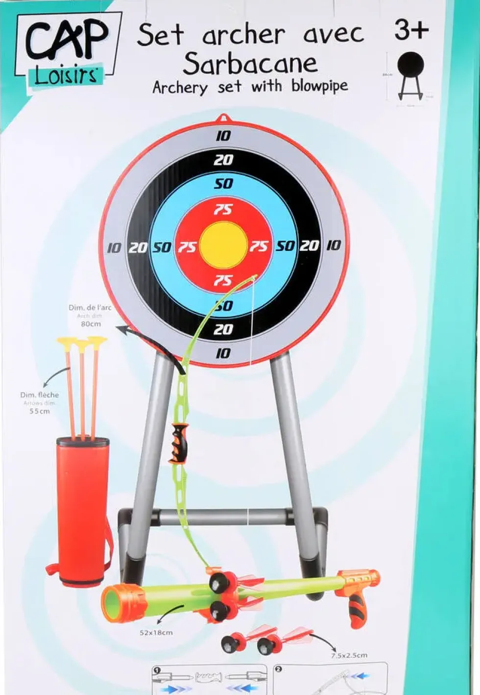 SET ARCHER AVEC SARBACANE
