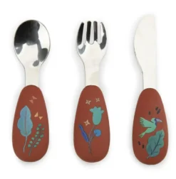 SET COUVERTS SILICONE LA FORET MAWA