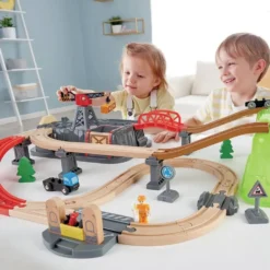 SET DE CONSTRUCTION CIRCUIT TRAIN 50 PIÈCES
