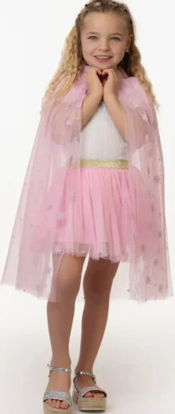SET DEGUISEMENT CAPE ET TUTU ROSE - TAILLE UNIQUE
