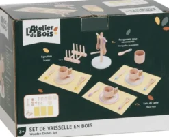 SET DE VAISSELLE EN BOIS