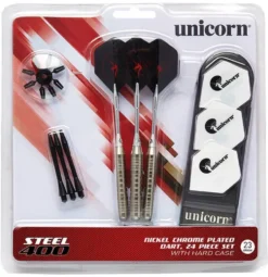 SET 3 FLECHETTES 21G UNICORN ACIER 400