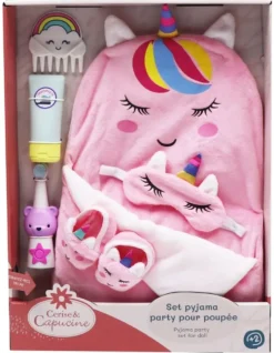 SET PYJAMA PARTY POUR POUPEE