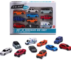 SET 10 VEHICULES DIE CAST