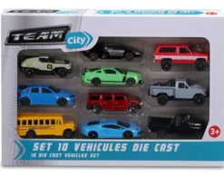 SET 10 VEHICULES DIE CAST