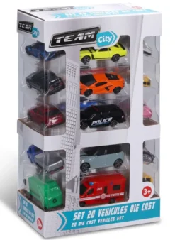 SET 20 VEHICULES DIE CAST