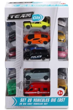 SET 20 VEHICULES DIE CAST