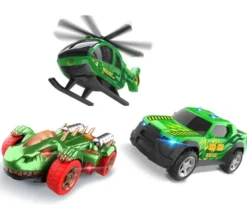 SET 3 VEHICULES DINOSAURES