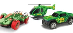 SET 3 VEHICULES DINOSAURES